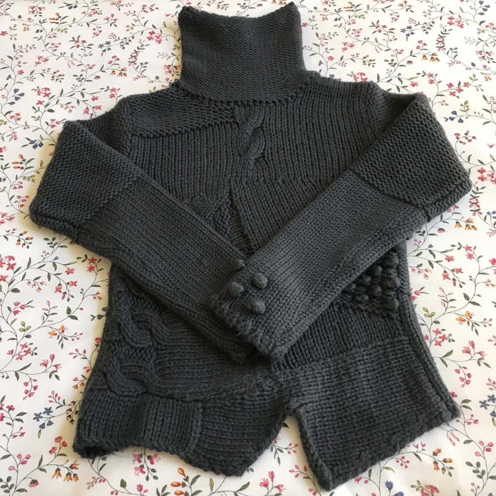 Zara Ribbed Knit Turtle neck sweater